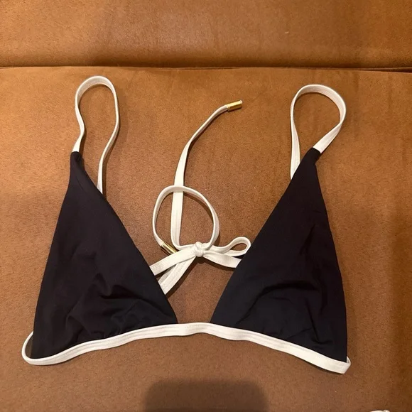 Monday Swimwear Bikini Set Black & Cream Size Small - Picture 2 of 7